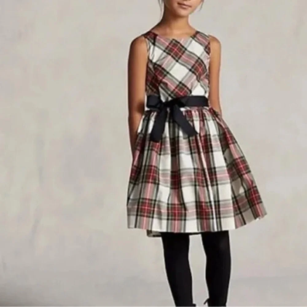 Polo by Ralph Lauren Multicolor Plaid Dress size 7